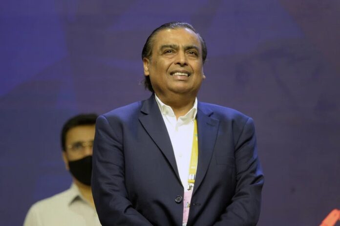 ரிலையன்ஸ் நிறுவனத்தின் தலைவரான முகேஷ் அம்பானி